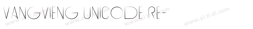 VangVieng Unicode Re字体转换